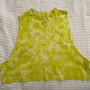 Lululemon Tie-Dye Sleeveless Crop Top